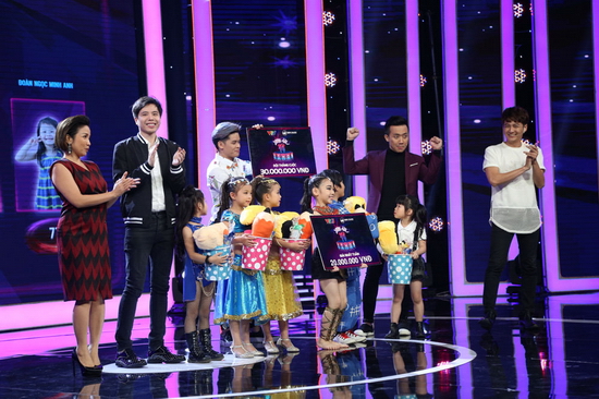 Kết thúc chương trình, bé Nguyễn Gia Như là tài năng nhí được bình chọn nhiều nhất và đạt giải thưởng 20 triệu đồng.