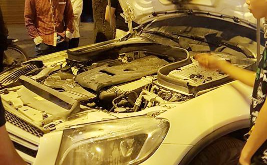 Mercedes-Benz Việt Nam đang tiến hành kiểm tra để xác định nguyên nhân gây cháy. 