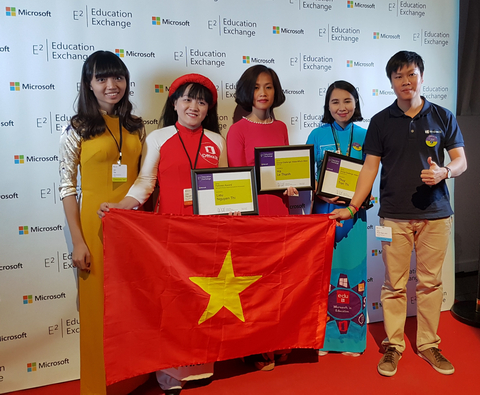 Giáo viên Việt giành giải thưởng tại Diễn đàn Giáo dục Toàn cầu Microsoft 2017