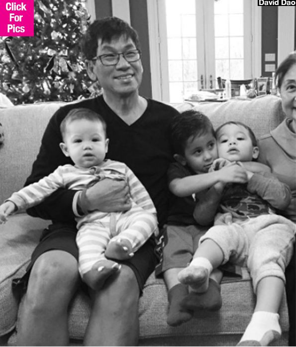 Bác sĩ David Dao và những người thân trong gia đình (ảnh Instagram)