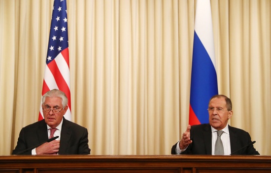 Cuộc gặp giữa Ngoại trưởng Mỹ Rex Tillerson và người đồng cấp Nga Sergei Lavrov 