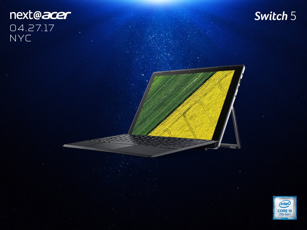 Acer Switch 5: &quot;đối thủ giấu mặt&quot; của Microsoft Surface