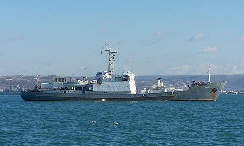 Tàu Liman hoạt động trên khu vực Biển Đen. Ảnh: Kchf.ru.
