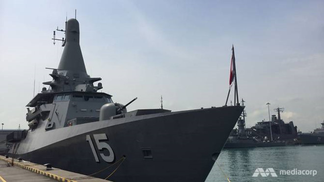 Chiến hạm 20 nước tụ họp tại Singapore duyệt binh hàng hải quốc tế