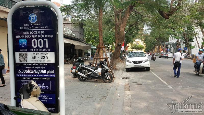 đỗ xe thông minh, Iparking, đỗ xe qua điện thoại, Hà Nội