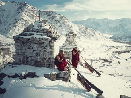 Bộ tộc Ladakhi, Ấn Độ. Văn hóa của họ có sự pha trộn giữa Phật giáo Tây Tạng và Phật giáo mật tông huyền bí.