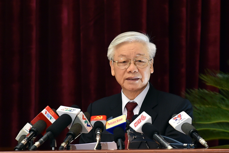 Tổng Bí thư Nguyễn Phú Trọng làm rõ thêm một số vấn đề và khái quát lại những kết quả chủ yếu mà Hội nghị Trung ương 5 đã đạt được