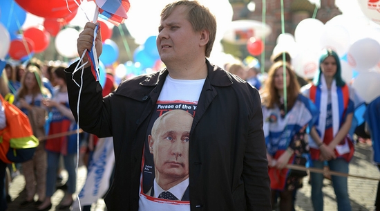 Tổng thống Putin luôn được nhiều người dân Nga ủng hộ