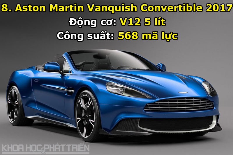 Aston Martin Vanquish Convertible 2017.