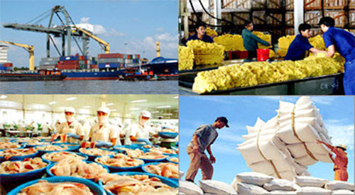 Hiện Việt Nam nhập khẩu hầu hết nguyên, vật liệu đầu vào cho các ngành công nghiệp xuất khẩu do chưa chủ động được nguồn nguyên liệu trong nước. Ảnh minh họa