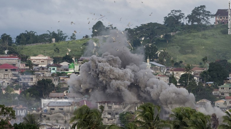 Chiến sự vẫn diễn ra nóng bỏng ở Marawi