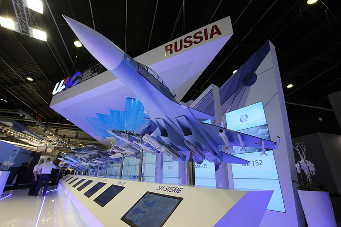 Mô hình máy bay của tập đoàn Rosoboronexport