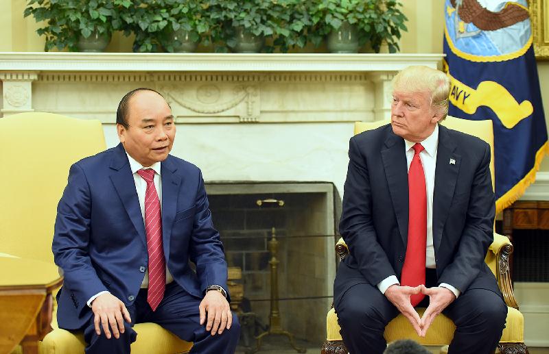 Hai nhà lãnh đạo nhất trí rằng quan hệ Việt Nam-Hoa Kỳ đang có rất nhiều cơ hội phía trước. Ảnh: VGP/Quang Hiếu