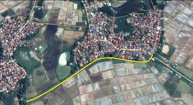 Xã Tuyết Nghĩa, huyện Quốc Oai cách trung tâm Hà Nội khoảng 27 km. Ảnh: Google Maps.
