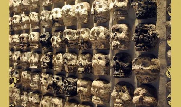 Một tòa tháp sọ người ở Mexico. (Nguồn: aztecatrece.com).