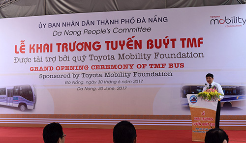 Toyota chung tay cải thiện hành lang giao thông thành phố Đà Nẵng