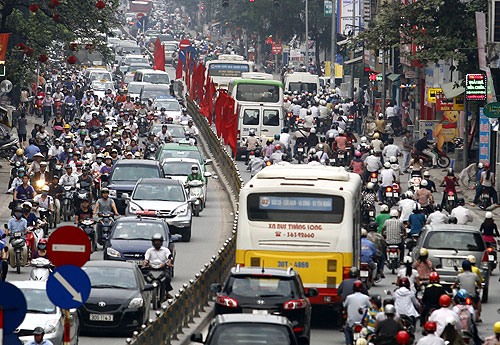 Năm 2030: dừng hoạt động xe máy trong nội thành Hà Nội!