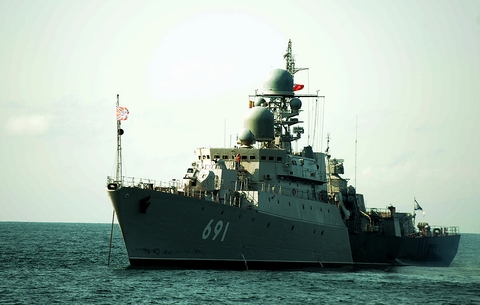 Mãn nhãn dàn tàu chiến siêu khủng của đội tàu Caspian