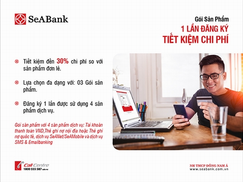 SeABank ra mắt gói sản phẩm dành cho khách hàng cá nhân