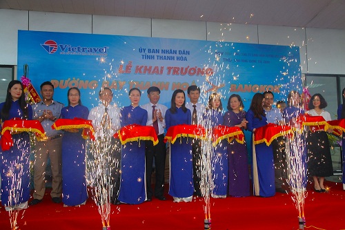 Khai trương đường bay quốc tế đầu tiên tại Thanh Hóa