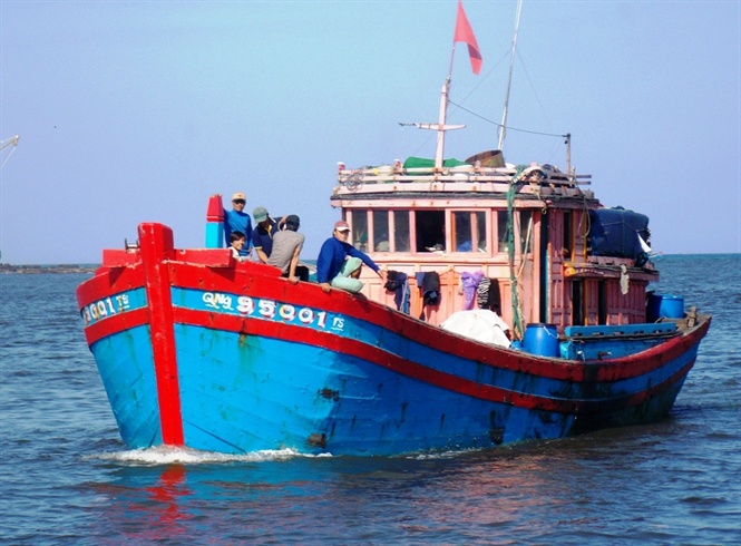 Một vụ cứu vớt trên tàu cá Quảng Ngãi bị đâm chìm trên biển (Ảnh minh họa)