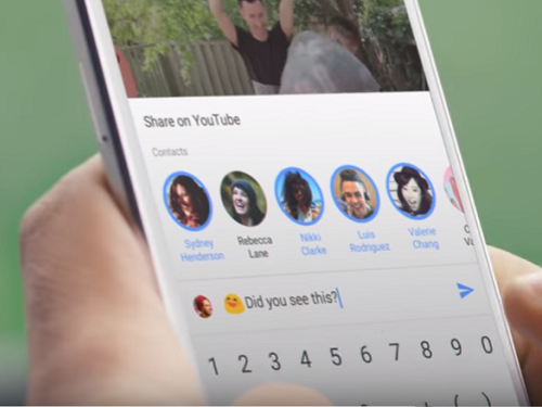Đã có thể chia sẻ trực tiếp video từ YouTube