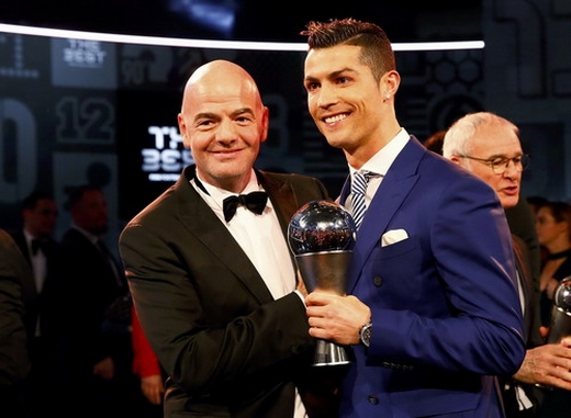 C.Ronaldo từng đoạt danh hiệu này năm 2016