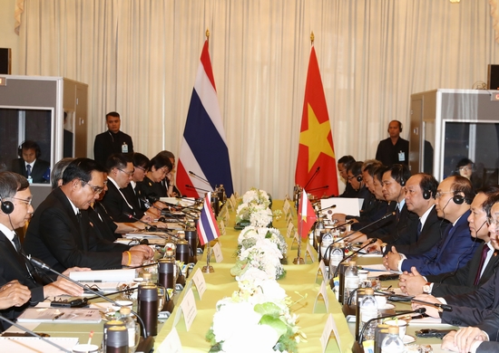 Thủ tướng Chính phủ Nguyễn Xuân Phúc hội đàm cùng Thủ tướng Thái Lan Prayuth Chan-o-cha