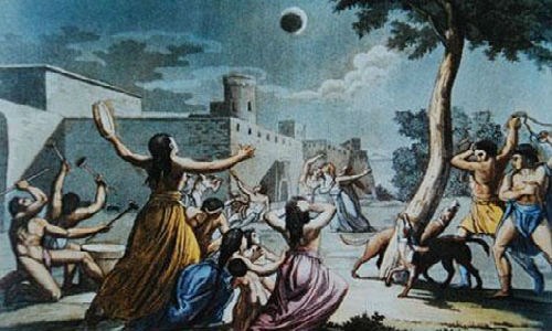 Cụ thể, người Batammaliba ở Togo và Benin từng tin rằng, nhật thực xảy ra do Mặt Trăng và Mặt Trời đánh nhau.