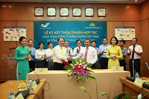 Bưu điện Việt Nam hợp tác với Hàng không Việt Nam