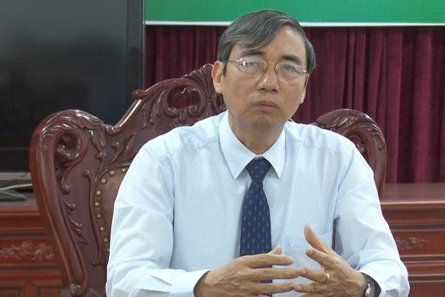 Ông Hoàng Minh Quân - Giám đốc Sở GDĐT tỉnh Vĩnh Phúc bất ngờ vì thông tin tố cáo con mình năng lực yếu.