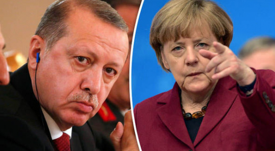 Tổng thống Thổ Nhĩ Kỳ Tayyip Erdogan và Thủ tướng Đức Angela Merkel