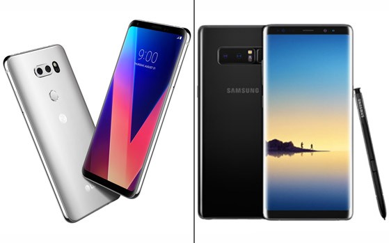 LG V30 và Samsung Galaxy Note 8: Đối thủ có nhiều điểm chung