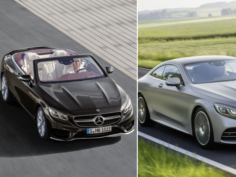 Bộ đôi Mercedes S-Class Coupe và Cabriolet 2018 lộ diện