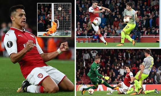 Sanchez tỏa sáng, Arsenal ngược dòng ngoạn mục hạ Cologne!