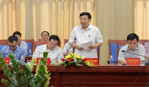 Ông Nguyễn Xuân Đường – Chủ tịch UBND tỉnh đánh giá cao quyết tâm đầu tư của Tập đoàn FLC