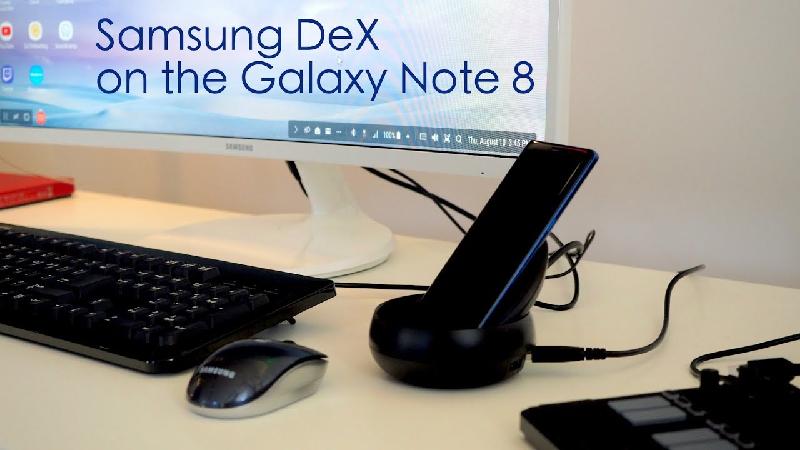 Tính năng đặc biệt: Samsung Galaxy Note 8 có khả năng làm việc với phụ kiện Samsung Dex. Đây là giải pháp biến smartphone thành máy tính để bàn mang đến những trải nghiệm trên máy tính đầy đủ nhất với chuột cùng bàn phím. Note 8 cũng hỗ trợ trợ lý ảo Bixby và tất nhiên cả bút S-Pen đa năng.  