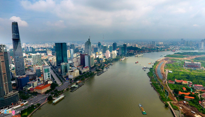 Để làm đại lộ ven sông Sài Gòn, Tập đoàn Tuần Châu muốn đổi 5% diện tích TP.HCM. Ảnh: Lê Quân