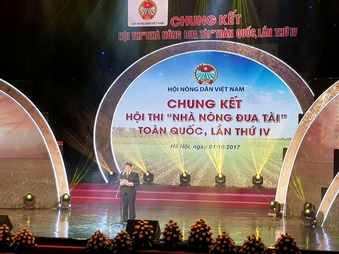 Ông Lại Xuân Môn - Uỷ viên Trung ương Đảng - Chủ tịch Hội Nông dân Việt Nam - Trưởng Ban Chỉ đạo Hội thi.