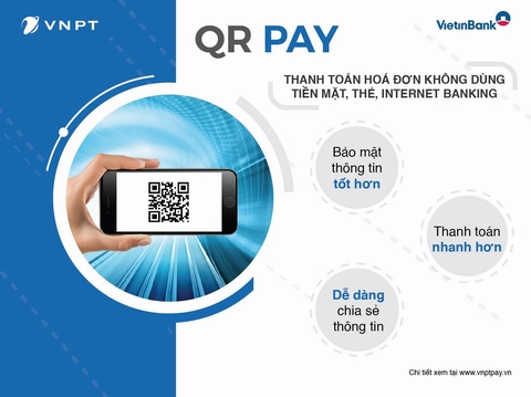 VinaPhone tiên phong áp dụng thanh toán cước bằng QR code