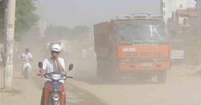 Ô nhiễm không khí ở Hà Nội đang ở mức rất đáng báo động