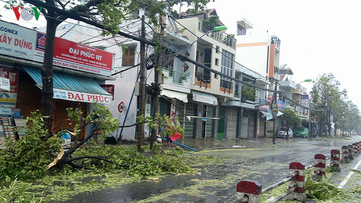 Cận cảnh sức tàn phá của bão số 12 tại miền Trung