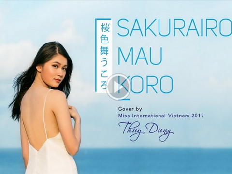 Thùy Dung lần đầu hát tiếng Nhật trong clip quảng bá vẻ đẹp biển đảo Việt Nam