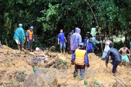 Tìm thấy thi thể 3 nạn nhân trong vụ sạt lở ở Bắc Trà My, Quảng Nam