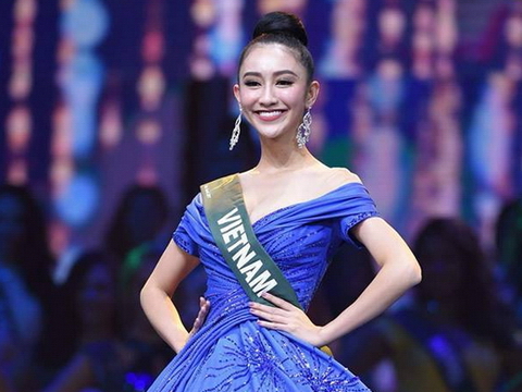 Đầm dạ hội của Hà Thu được nhà thiết kế Mỹ đánh giá đẹp nhất Miss Earth 2017