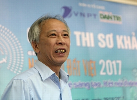 Ông Nguyễn Long - Tổng thư ký Hội Tin học Việt Nam, Chủ tịch Hội đồng Giám khảo Nhân tài Đất Việt lĩnh vực CNTT năm 2017.