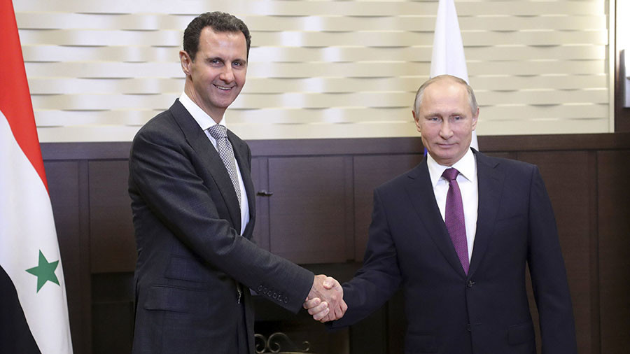 Tổng thống Assad và Tổng thống Putin