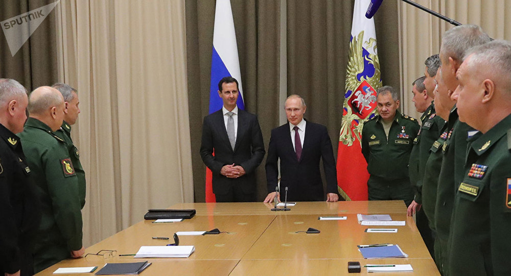 Ông Assad đã có cuộc gặp với giới tướng lĩnh quân sự hàng đầu của Nga