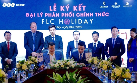 FLC công bố ba đại lý phân phối chính thức dự án chia sẻ kỳ nghỉ FLC Holiday