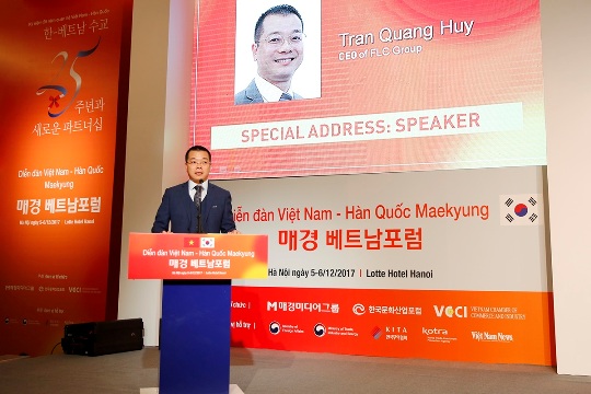 Ông Trần Quang Huy, Tổng giám đốc Tập đoàn FLC